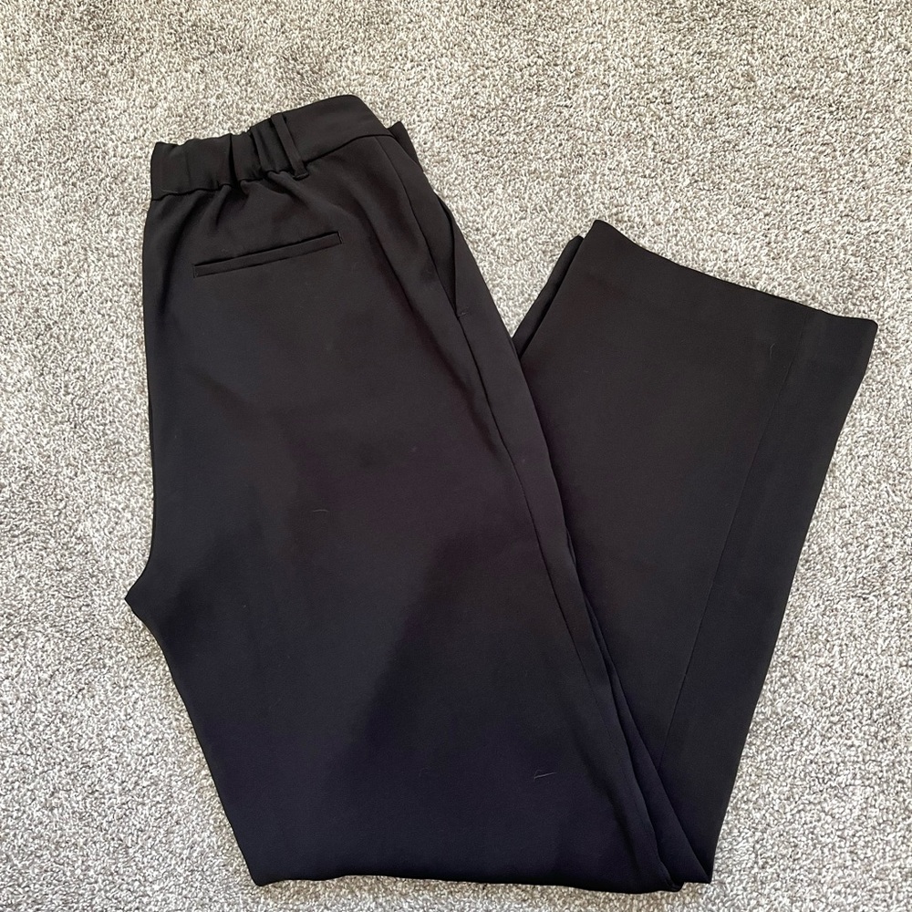 Quince Black Trousers - Sz 8